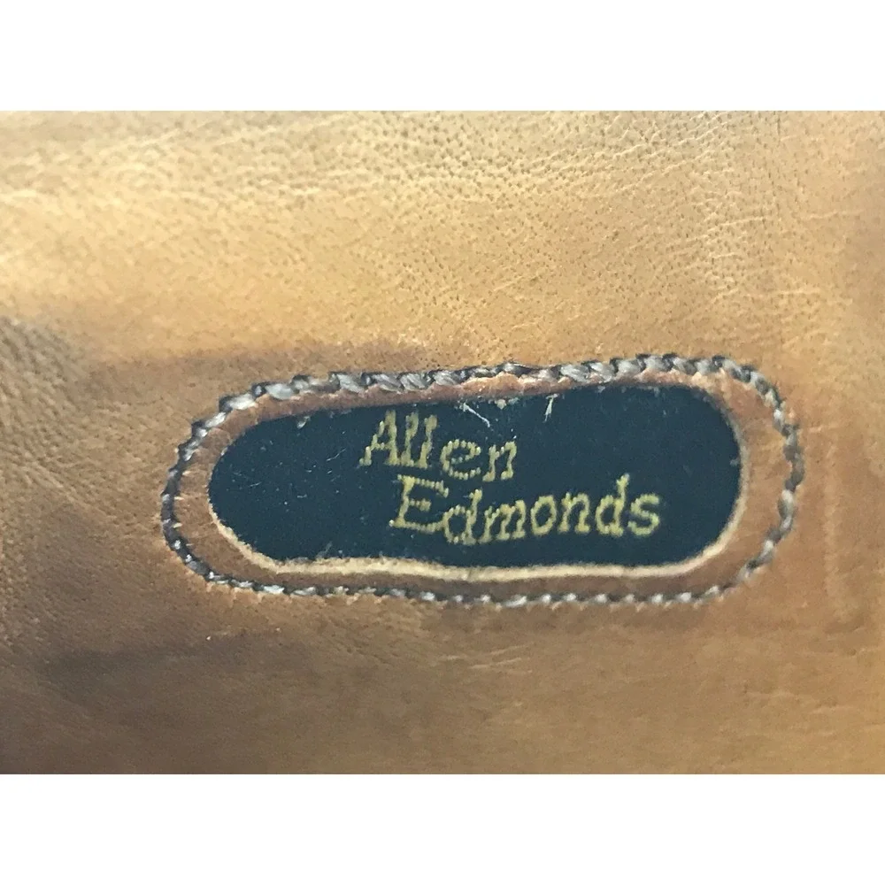 Allen Edmonds‎ CONCORD Black Leather Monk Strap Dress Shoes Men's 9.5 C